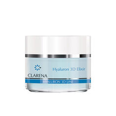 Clarena Hyaluron 3D Line увлажняющий эликсир для лица с 3 видами гиалуроновой кислоты, 50 мл