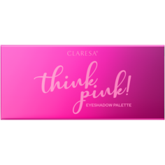 Claresa палетка теней для век Think Pink, 12 г