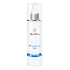 Clarena Hyaluron 3D Line увлажняющее молочко для снятия макияжа с 3 видами гиалуроновой кислоты, 200 мл