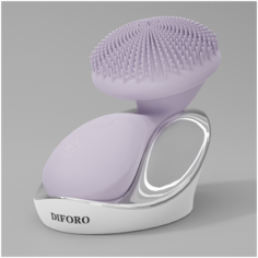 Diforo Arum Violet звуковая щетка для массажа и умывания лица, 1 комплект