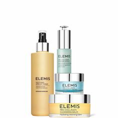 Elemis Pro-Collagen Stars A Twilight Tale набор: очищающий бальзам для умывания, 100 г + ночной уход за лицом, 30 мл + тоник для лица, 200 мл + регенерирующая сыворотка, 15 мл + очищающее полотенце, 1 шт.