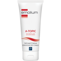 Emolium A-Topic триактивная эмульсия для тела для детей, 200 мл Эмолиум