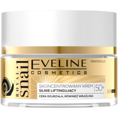 Eveline Cosmetics Royal Snail концентрированный сильно подтягивающий крем для лица 50+, 50 мл