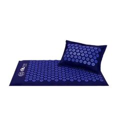 Fit.me Zen Pro комплект: коврик для акупрессуры темно-синего цвета, 1 шт. + подушка, 1 шт.