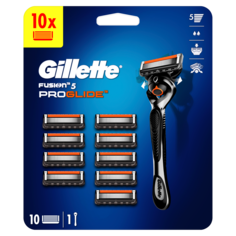 Gillette Fusion 5 Proglide бритва, 1 шт + лезвия, 10 шт/1 упаковка