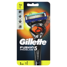 Gillette Fusion5 ProGlide бритва мужская, 1 шт + картриджи 2 шт/1 уп