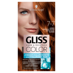 Gliss Color краска для волос 7-7 темный медный блонд, 1 упаковка