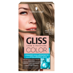 Gliss Color краска для волос 8-1 холодный средний блонд, 1 упаковка