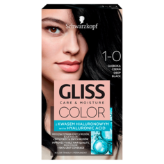 Gliss Color краска для волос 1-0 глубокий черный, 1 упаковка
