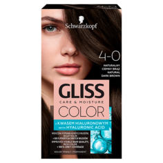 Gliss Color краска для волос 4-0 натуральный темно-русый, 1 упаковка
