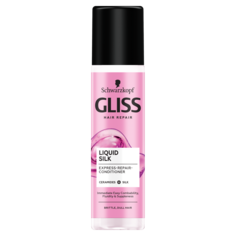Gliss Liquid Silk экспресс-кондиционер для тусклых и ломких волос, 200 мл