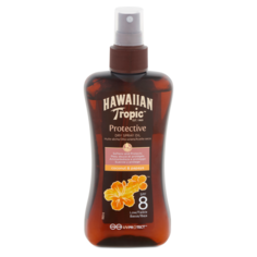 Hawaiian Tropic Protective масло-спрей для загара SPF8, 200 мл