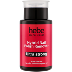 Hebe Professional Ultra Strong жидкость для снятия гель-лака с помпой, 150 мл