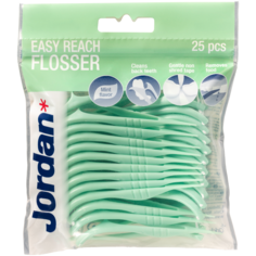 Jordan Easy Reach Flosser зубная щетка для зубов, 25 шт/1 упаковка