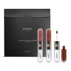 Kiko Milano Unlimited Double Touch набор: двухэтапная жидкая помада, 3 шт./1 упаковка.