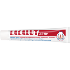 Lacalut Aktiv зубная паста, предотвращающая кровоточивость десен, 75 мл