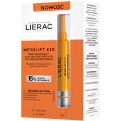 Lierac Mesolift C15 антивозрастной концентрат для лица, 2x15 мл/1 упаковка