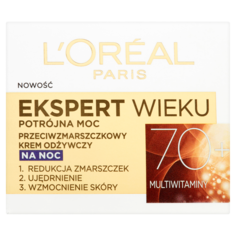 L&apos;Oréal Paris Expert Wieku питательный крем для лица против морщин на ночь 70+, 50 мл L'Oreal