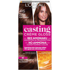 L&apos;Oréal Paris Casting Crème Gloss краска для волос 415 морозный каштан, 1 упаковка L'Oreal