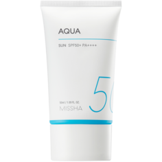 Missha Aqua Солнцезащитный крем для лица с SPF50+ PA++++, 50 мл