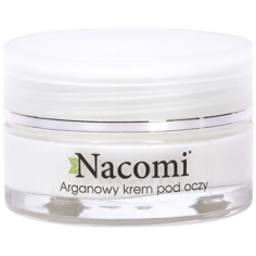 Nacomi Argan Oil Крем для кожи вокруг глаз с аргановым маслом и маслом виноградных косточек, 15 мл