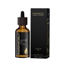 Nanoil касторовое масло для ухода за волосами и телом, 50 мл