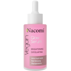 Nacomi Glow осветляющая и отшелушивающая сыворотка для лица, 40 мл
