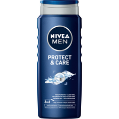 Nivea MEN Protect &amp; Care гель для душа для лица, тела и волос для мужчин, 500 мл