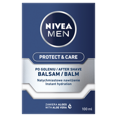 Nivea Men Protect &amp; Care увлажняющий бальзам после бритья с витамином Е и провитамином В5, 100 мл