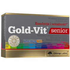 Olimp Gold-Vit Senior биологически активная добавка, 30 таблеток/1 упаковка ОЛИМП