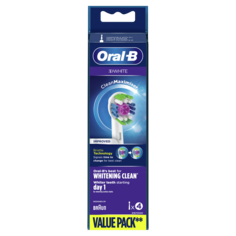 Oral-B 3D White насадки для электрической зубной щетки, 4 шт/1 упаковка