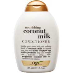 Ogx Coconut Milk увлажняющий кондиционер для волос с кокосовым молоком, 385 мл