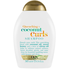 Ogx Quenching+ Coconut Curls питательный шампунь для кудрявых волос, 385 мл