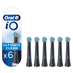 Oral-B IO Clean Black сменные насадки для магнитной зубной щетки, 6 шт./уп.