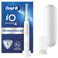 Магнитная зубная щетка Oral-B IO 4 White для чистки зубов, 1 упаковка