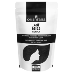 Orientana Bio хна эбони черная для волос, 100 г