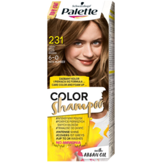 Palette Color Shampoo шампунь-краска для волос 6-0 (231) русый, 1 упаковка
