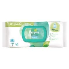 Pampers Harmonie Aqua салфетки для ухода, 48 шт/1 упаковка