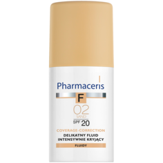 Pharmaceris F Coverage-Correction нежный, интенсивно маскирующий флюид SPF20 02 песочный, 30 мл