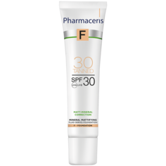 Pharmaceris F Matt-Mineral-Correction минеральный матирующий дермо-флюид SPF30 30 загорелый, 30 мл