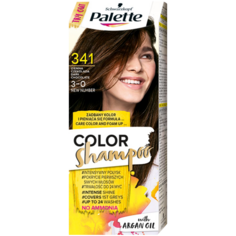 Palette Color Shampoo шампунь-краска для волос 3-0 (341) темный шоколад, 1 упаковка