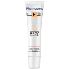 Pharmaceris F Capilar-Correction корректирующий флюид для куперозной кожи SPF20 20 nude, 30 мл