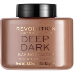 Revolution Makeup Loose Baking Powder рассыпчатая пудра для глубокого темного лица, 32 г