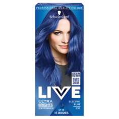 Schwarzkopf Live Ultra Brights or Pastel краска для волос электрик синий 095, 1 упаковка