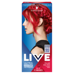 Schwarzkopf Live Ultra Brights or Pastel краска для волос стойка красная 092, 1 упаковка