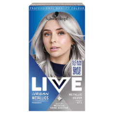 Schwarzkopf Intense Colour Urban Metallics краска для волос u71 серебристый металлик, 1 упаковка