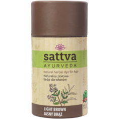 Sattva Light brown натуральная травяная краска для волос светло-русый, 150 г