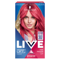 Schwarzkopf Colour+Lift L77 Pink Passion краска для волос l77 осветляющая и окрашивающая розовая страсть, 1 упаковка