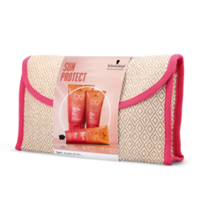 Schwarzkopf Professional BC Sun Protect набор: маска для волос УФ-защита, 250 мл + шампунь для волос и тела, 200 мл + косметичка, 1 шт.