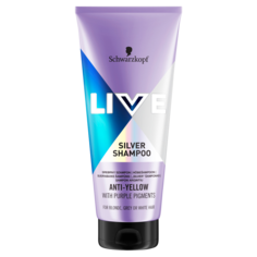 Schwarzkopf Live Silver Шампунь для волос Нейтрализующий желтый оттенок, 200 мл